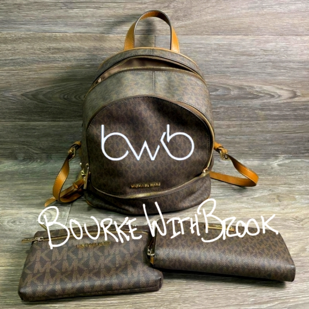 Michael Kors NWOT 3 Piece Bundle! Backpack Wallet & Wristlet